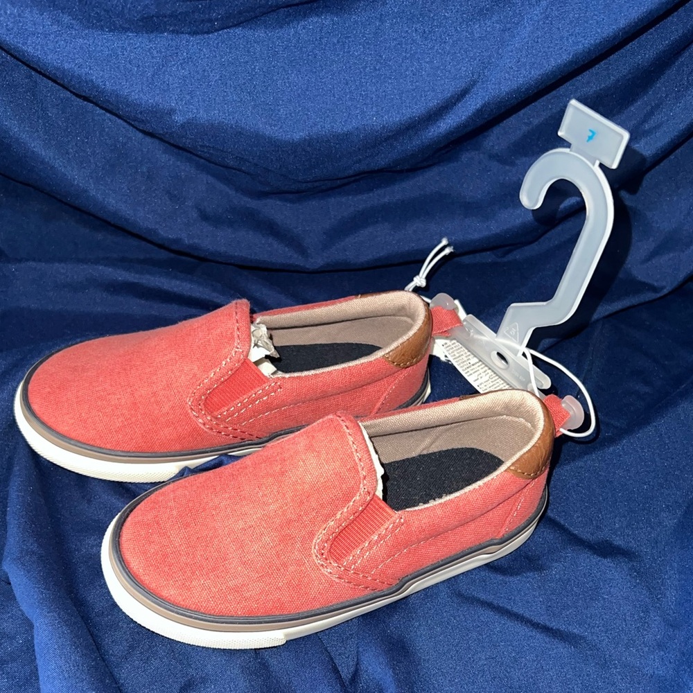 Old Navy Red and Brown Sneakers Casual Slip-On